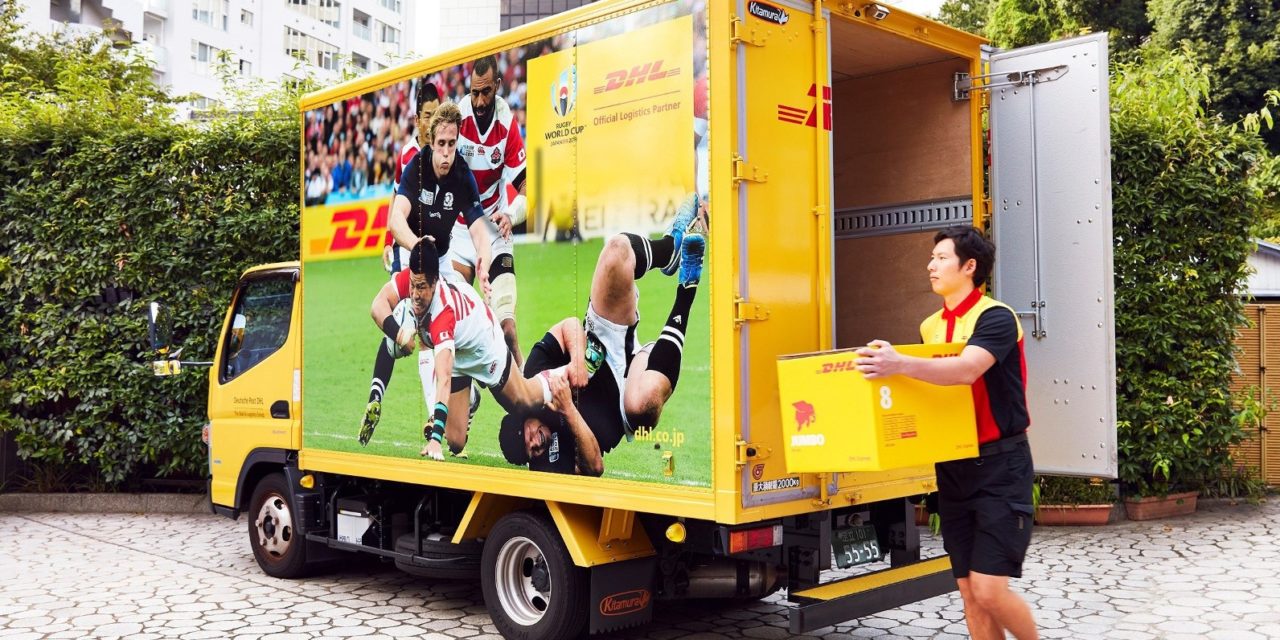 DHL Express Mitra Resmi Pengiriman Logistik Piala Dunia Rugby 2019
