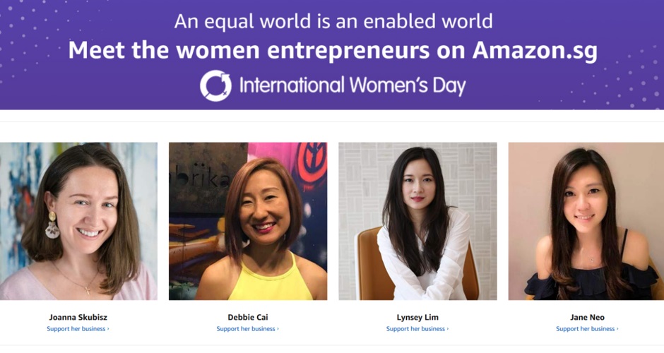 Hari Perempuan Internasional, Amazon Singapura Kisahkan Kesuksesan Empat Pebisnis Wanita di Amazon.sg