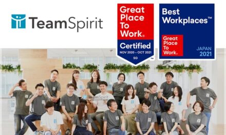 TeamSpirit Inc Dinobatkan Sebagai Perusahaan Terbaik Untuk Bekerja dalam Kategori Bisnis Menengah di Jepang