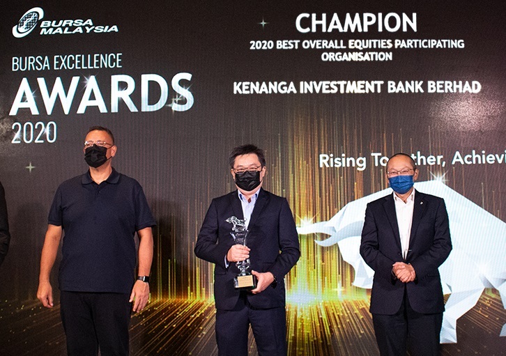 Kenanga Investment Bank Berhad Boyong Tujuh Penghargaan di Bursa Excellence Awards 2020