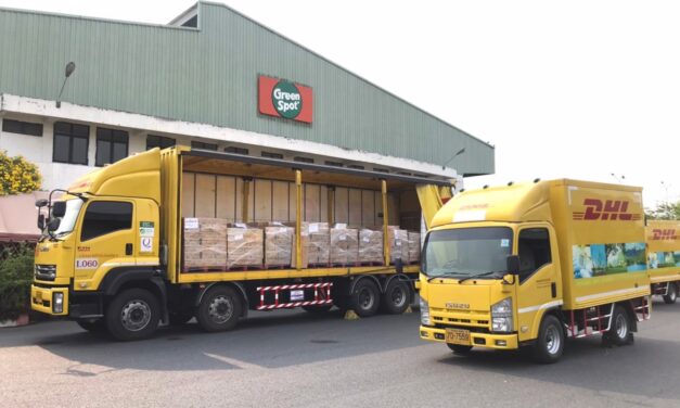 DHL Supply Chain Thailand Distribusikan 250.000 Vitamilk dan V-Soy dari Green Spot