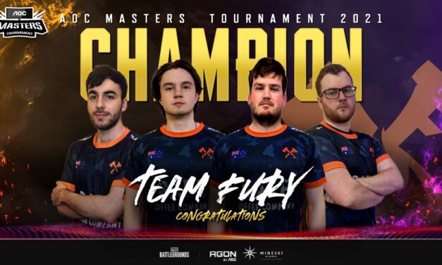 Tim ‘FURY’ Asal Australia Juarai AOC Masters Tournament 2021