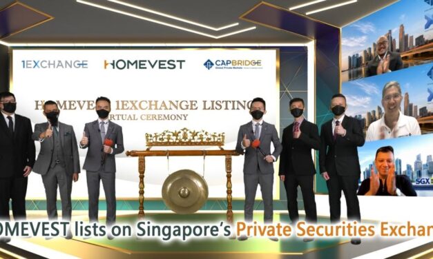 HOMEVEST Group Terdaftar di 1Exchange, Bursa Saham Swasta di Singapura