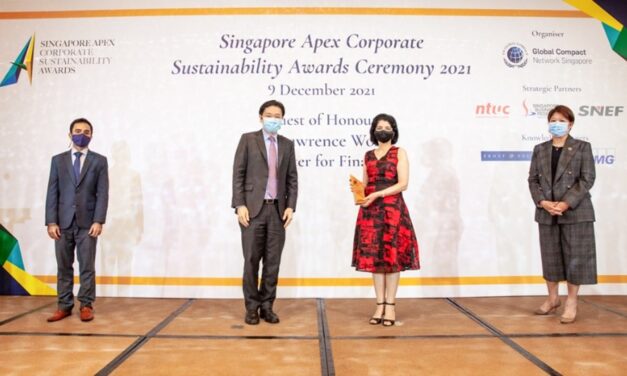 Azbil Menerima Penghargaan “Singapore Apex Corporate Sustainability Award 2021”