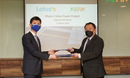 Lotus Malaysia Kembali Tunjuk NEFIN untuk Pasang Panel Surya Atap di 12 Tokonya