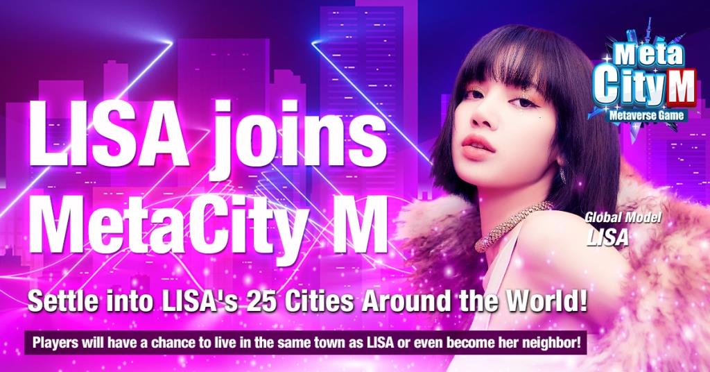 Pencapaian Terbesar Metaverse: Lisa Bergabung dengan MetaCity M sebagai Model