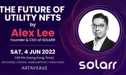 Alex Lee, CEO SOLARR akan Sampaikan Pidato Tentang Masa Depan Utilitas NFT di Artaverse