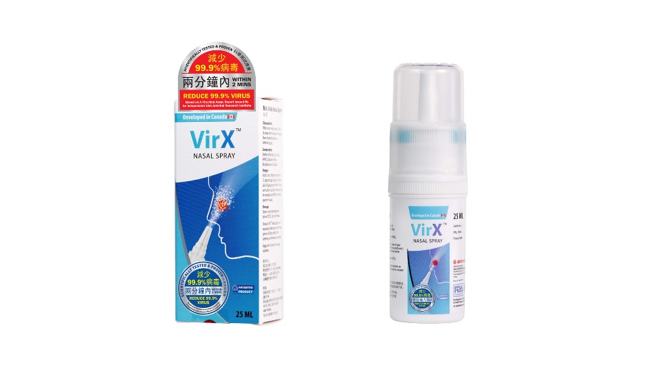 Semprotan Hidung VirX™ Ampuh Membunuh Virus dalam 2 Menit