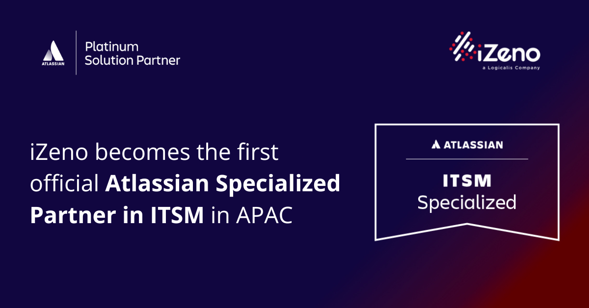 iZeno menjadi Partner Asia Pasifik pertama yang mencapai Atlassian ITSM Specialisation
