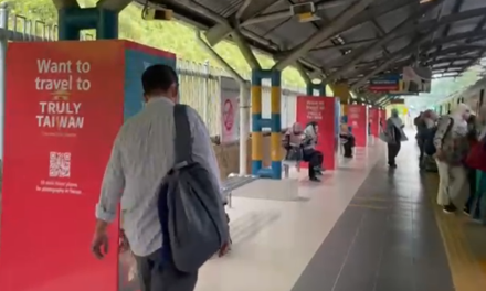 Tainan Pasang Promosi Unik Pariwisata di Stasiun KTM Malaysia