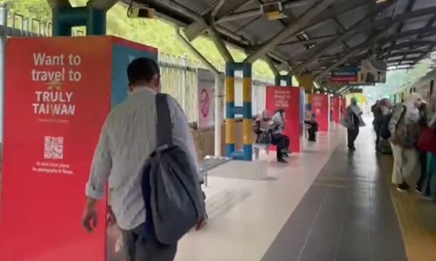 Tainan Pasang Promosi Unik Pariwisata di Stasiun KTM Malaysia