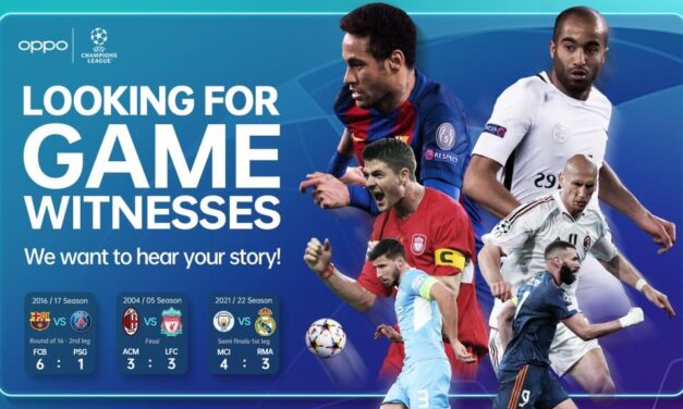 OPPO Umumkan Tiga pertandingan Liga Champions UEFA Paling Inspiratif yang Dipilih oleh Penggemar