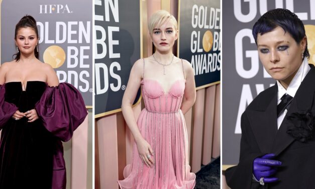 Julia Garner, Selena Gomez dan Emma D’arcy Memukau dengan Perhiasan De Beers Jewellers di Golden Globe Awards 2023