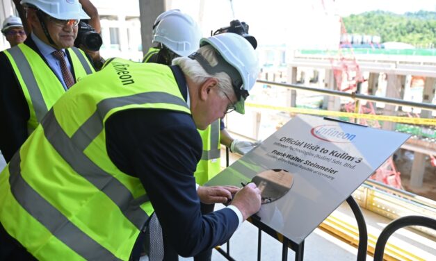 Presiden Jerman Steinmeier Kujungi Fasilitas Infineon di Kulim, Malaysia