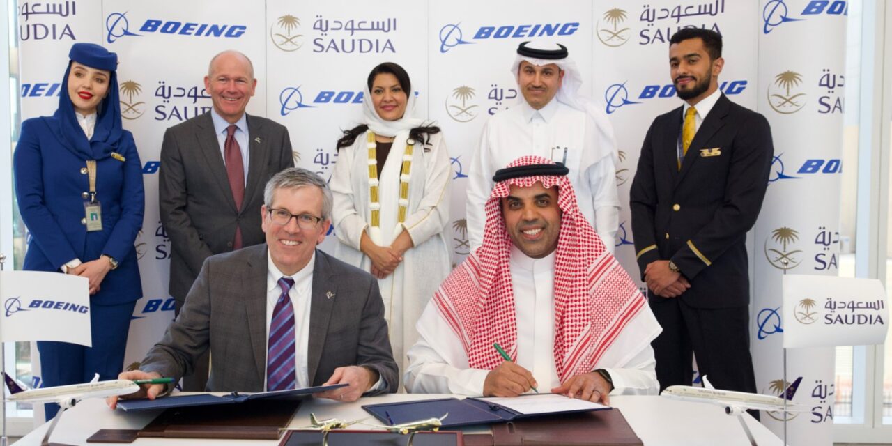 SAUDIA Airlines Tandatangani Perjanjian Pemesanan 49 pesawat Boeing 787 Dreamliner