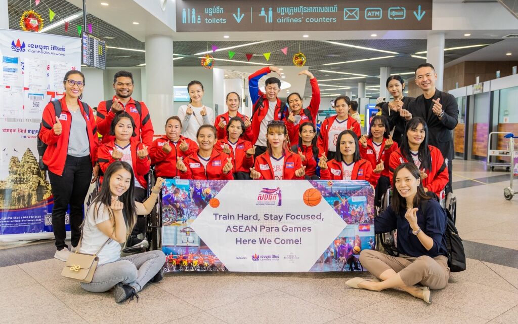 Tim Bola Basket Kursi Roda Putri Kamboja ke Thailand untuk Pelatihan Intensif
