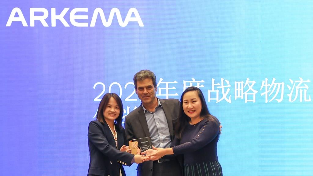 GEODIS Dianugerahi Penghargaan oleh Arkema China di Annual Carrier Conference