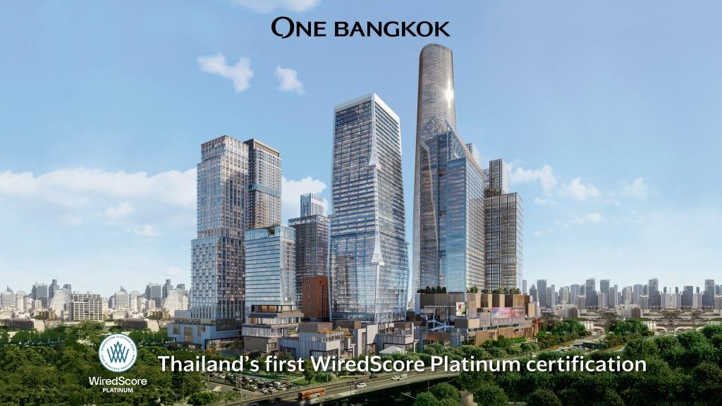 One Bangkok Jadi yang Pertama di Thailand Raih Sertifikasi Platinum WiredScore untuk Konektivitas Digital Terbaik di Kelasnya
