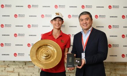 Samsung Electronics Anugerahkan Penghargaan kepada Pegolf Wanita Eila Galitsky sebagai juara Women’s Amateur Asia Pacific (WAAP)