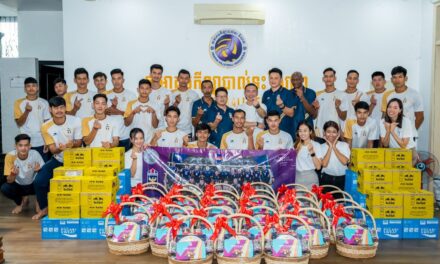 Tim Voli Putra Kamboja Mendapat Selamat dari Prince Foundation atas Kesuksesannya di SEA Games ke-32