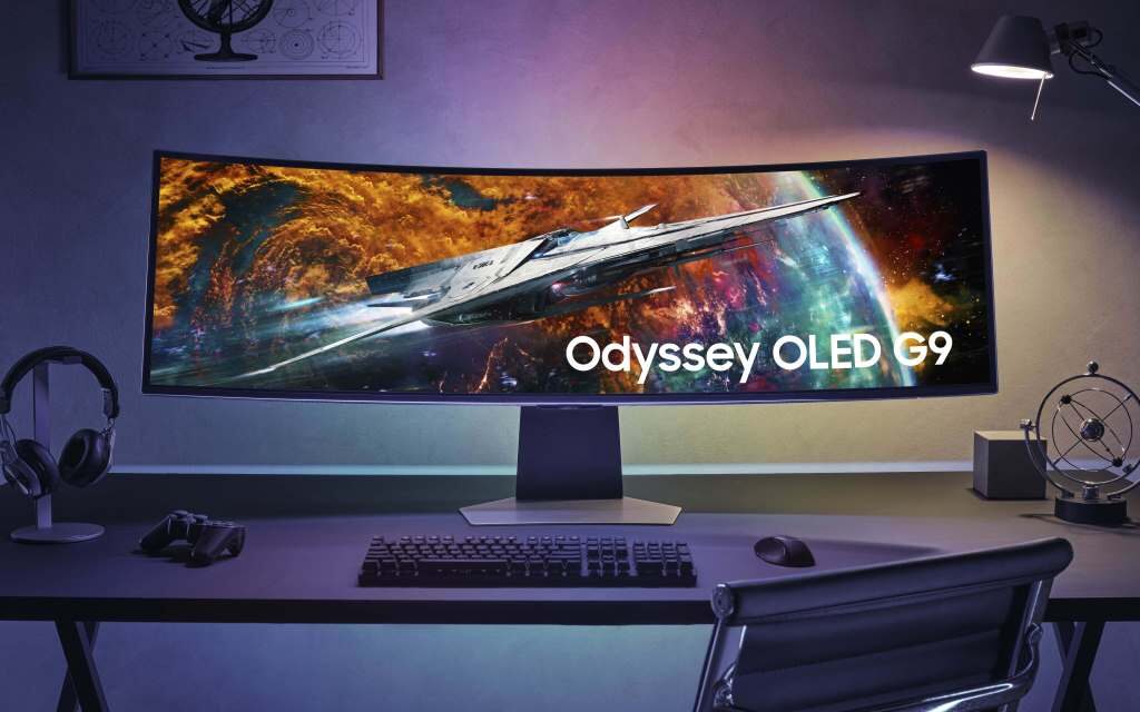 Odyssey OLED G9, Monitor Gaming OLED Pertama yang Menawarkan Resolusi Dual Quad High Definition dari Samsung