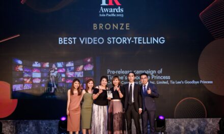 Creative Consulting Group Memenangkan Best Video Story-Telling Bronze Award di PR Awards Asia-Pasifik 2023