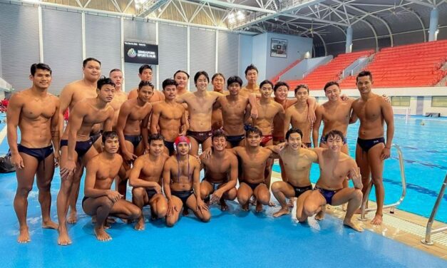 Tim Polo Air Putra Kamboja Asah Skil dengan Sesi Latihan di Singapura