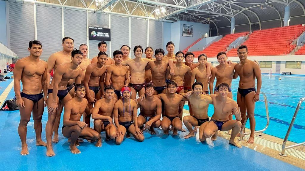 Tim Polo Air Putra Kamboja Asah Skil dengan Sesi Latihan di Singapura
