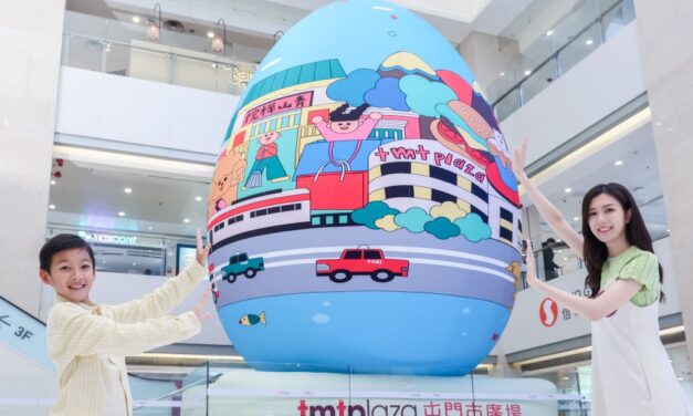 tmtplaza Hong Kong Menggabungkan Elemen Artistik dalam Menciptakan Telur Paskah Raksasa Setinggi 7 Meter dan 18 Telur Paskah