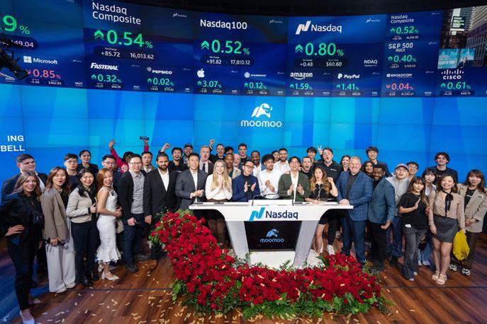 Moomoo Rayakan Kolaborasi dengan Mitra Bisnis di 7 Pasar di Nasdaq MarketSite