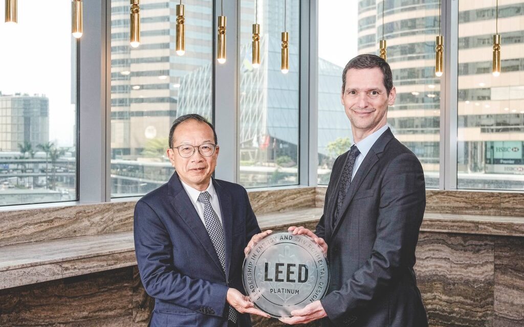 Portofolio Properti Hong Kong Central Telah Dianugerahi Sertifikasi LEED Platinum, Mencakup 27% dari Seluruh Bangunan Bersertifikat LEED EBOM di Hong Kong.