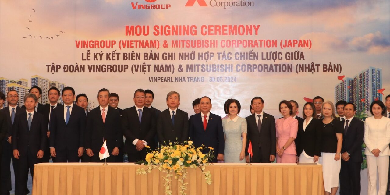 Vingroup dan Mitsubishi Corporation Tandatangani MoU Kerja Sama Strategis di Lima Bidang Utama