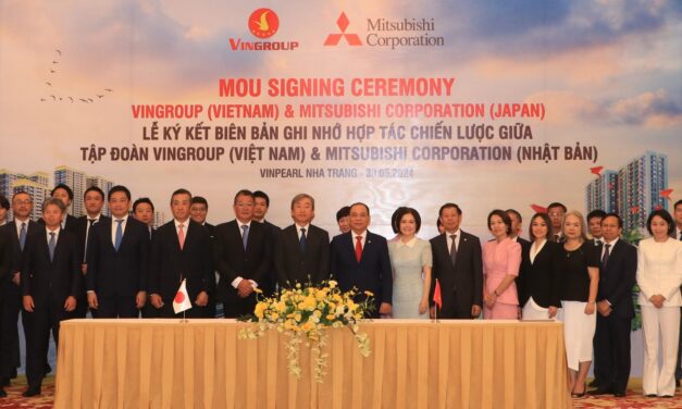Vingroup dan Mitsubishi Corporation Tandatangani MoU Kerja Sama Strategis di Lima Bidang Utama