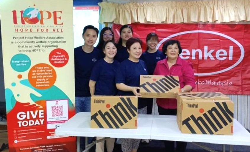 Henkel Malaysia Sukses Gelar Program Melek Komputer untuk Anak-anak Kurang Mampu dan Pengungsi Myanmar