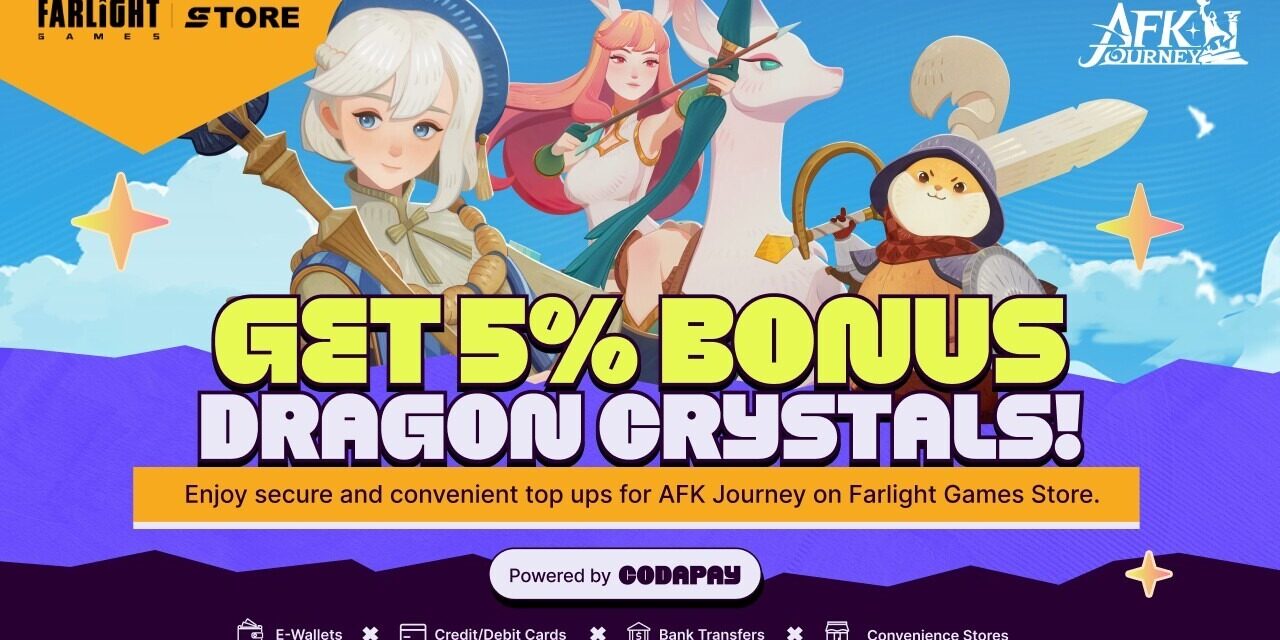 Coda dan Farlight Games Meluncurkan AFK Journey dan Dragon Crystal Top-Up di Indonesia dan Thailand