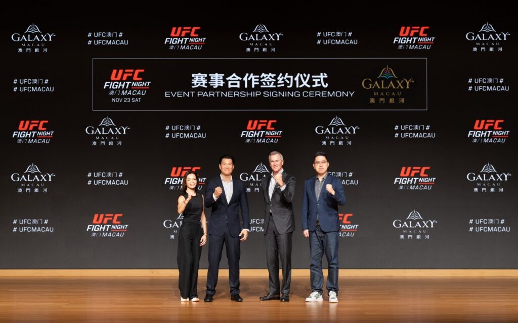 Galaxy Macau Tandatangani Perjanjian Kerjasama Acara dengan UFC, ‘UFC Fight Night Macau’ Kembali Setelah Satu Dekade pada 23 November