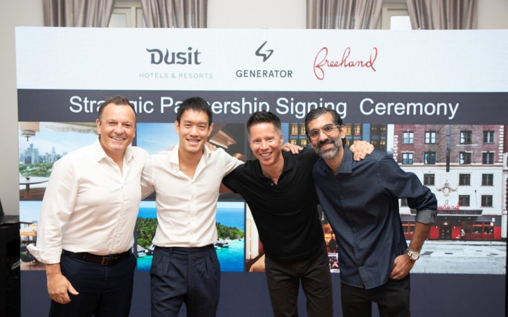 Dusit Hotels and Resorts dan Generatorand Freehand Hotels Tandatangani Kemitraan Pengembangan Strategis Perluas Ekspansi Global di Pasar-pasar baru