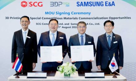 SCG – CPAC dan Samsung E&A Tandatangani Nota Kesepahaman untuk Mempromosikan Teknologi Pencetakan 3D dan Material Semen Khusus di Pasar Global