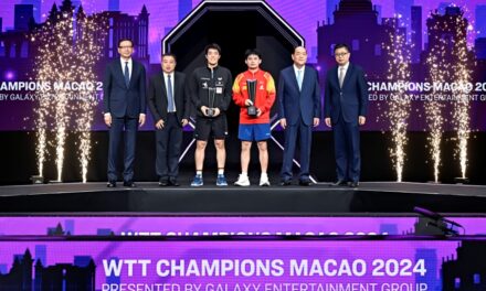 WTT Champions Macao 2024 yang Diselenggarakan oleh Galaxy Entertainment Group Berakhir Sukses, Menampilkan Pesona “Pariwisata + Olahraga” Macau dan Mempromosikan Pertukaran Terkait Komunitas