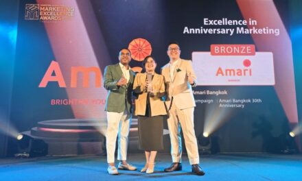 Amari Bangkok dari ONYX Hospitality Group Raih Penghargaan Perunggu dalam kategori ‘Anniversary Marketing’ di Marketing Excellence Awards 2024