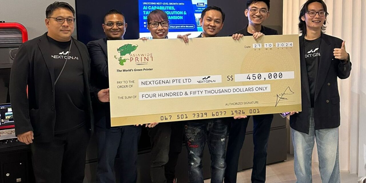 NextGen.AI Amankan Investasi Pra-Seed sebesar SGD450.000 dari Asiawide Print Holdings, untuk Tingkatkan Inovasi AI di Singapura dan seluruh Asia Tenggara