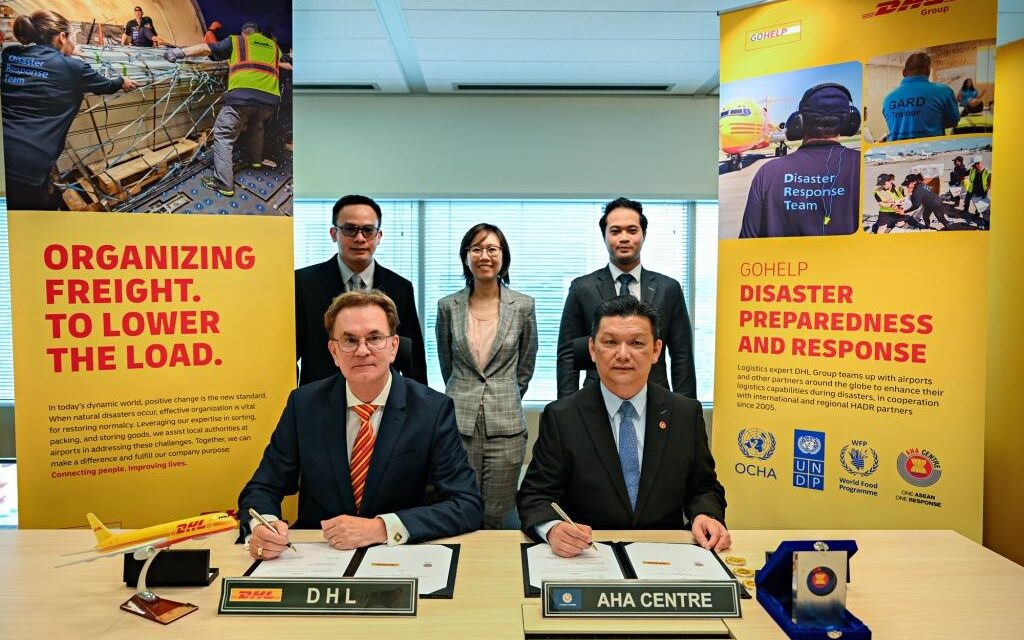 AHA Centre Lanjutkan Kerjasamanya dengan DHL Group dalam Manajemen dan Pemulihan Bencana