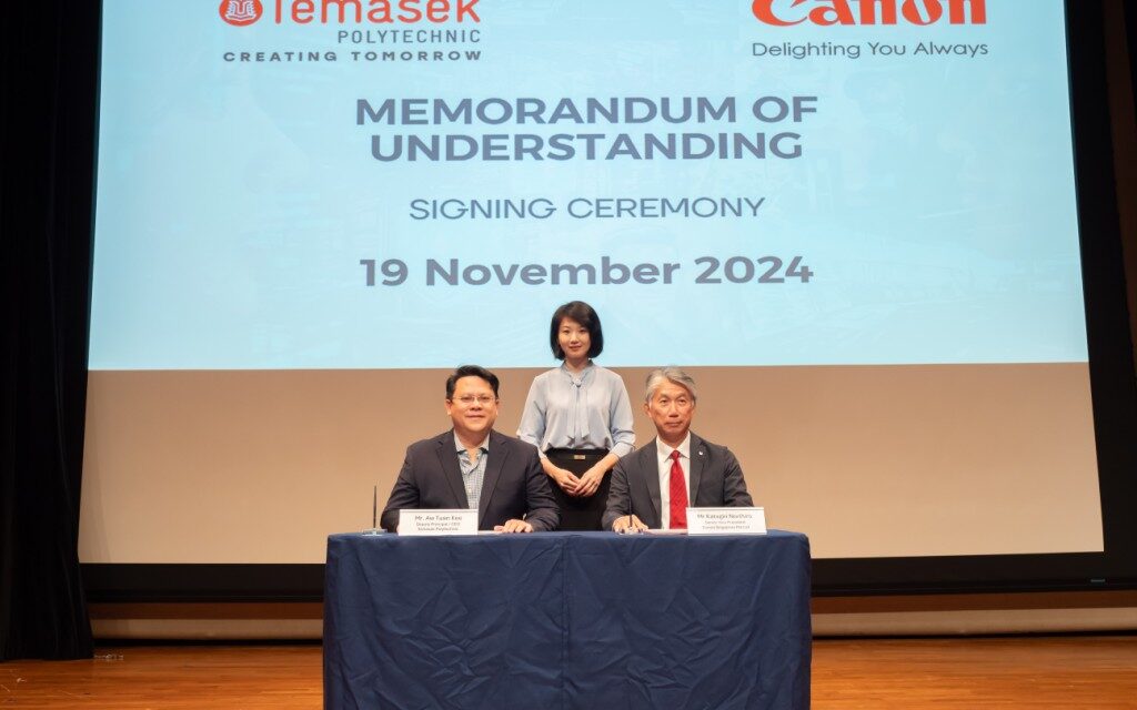 MOU Strategis antara Canon Singapura dan Temasek Polytechnic Sebagai Inovasi Masa Depan untuk Industri Keamanan dan Pelatihan Tenaga Kerja