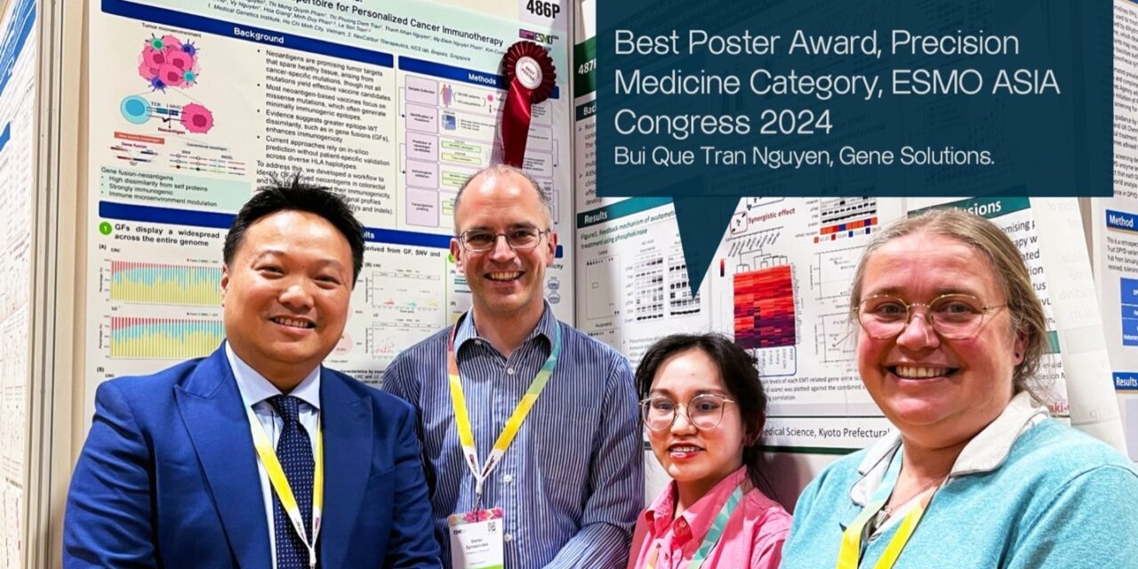 Penelitian Neoantigen Gene Solutions Raih Penghargaan Bergengsi di ESMO Asia Congress 2024