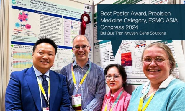 Penelitian Neoantigen Gene Solutions Raih Penghargaan Bergengsi di ESMO Asia Congress 2024