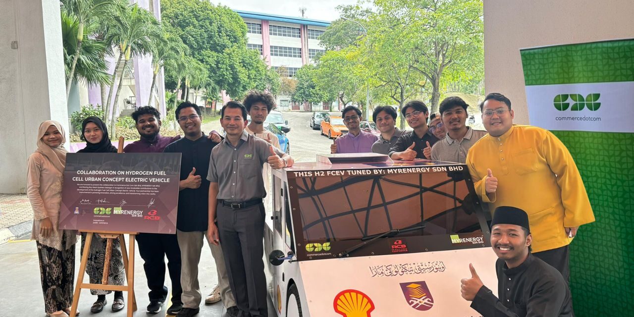 CommerceDotCom (CDC) Jalin Kerja Sama dengan Para Peneliti dari College of Engineering UiTM Kembangkan Kendaraan Konsep Bertenaga Hidrogen untuk Perkotaan