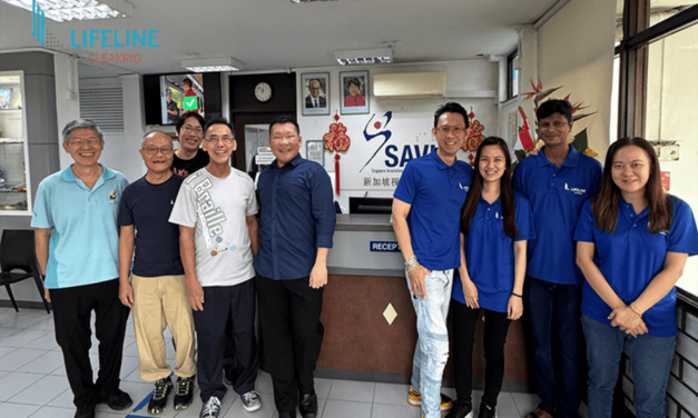Lifeline Cleaning Rayakan Musim Berbagi dengan Asosiasi Penyandang Cacat Tunanetra Singapura