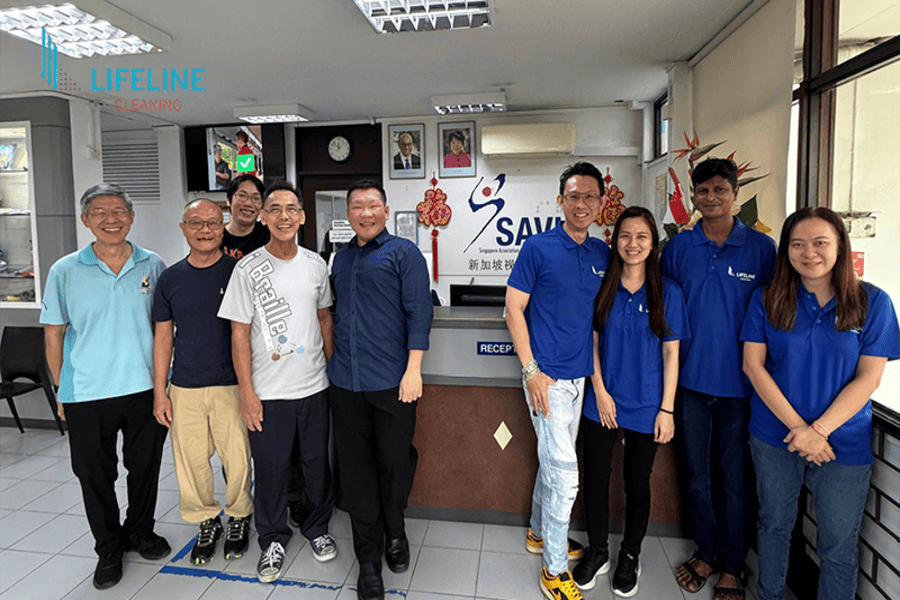 Lifeline Cleaning Rayakan Musim Berbagi dengan Asosiasi Penyandang Cacat Tunanetra Singapura