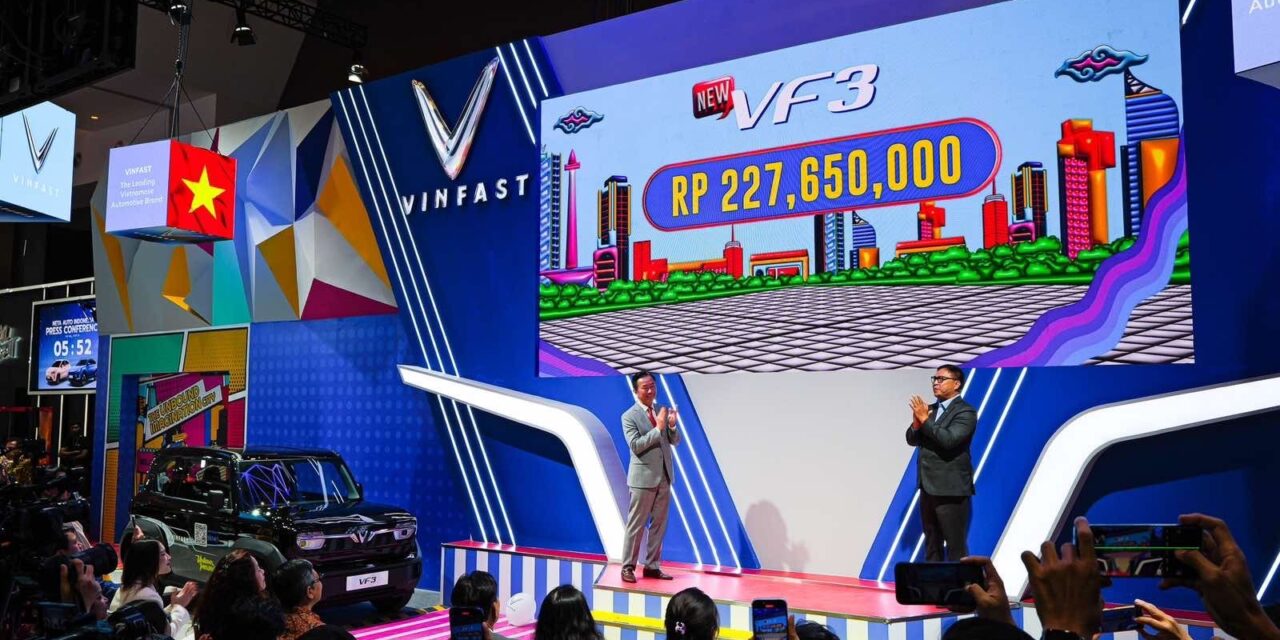 VinFast Luncurkan mini-SUV VF 3 di IIMS 2025 dan Tawarkan Charging Gratis untuk Mobil Listriknya di Indonesia