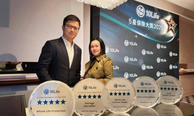 Generali Hong Kong Memenangkan Banyak Penghargaan di 10Life 5-Star Insurance Awards 2025